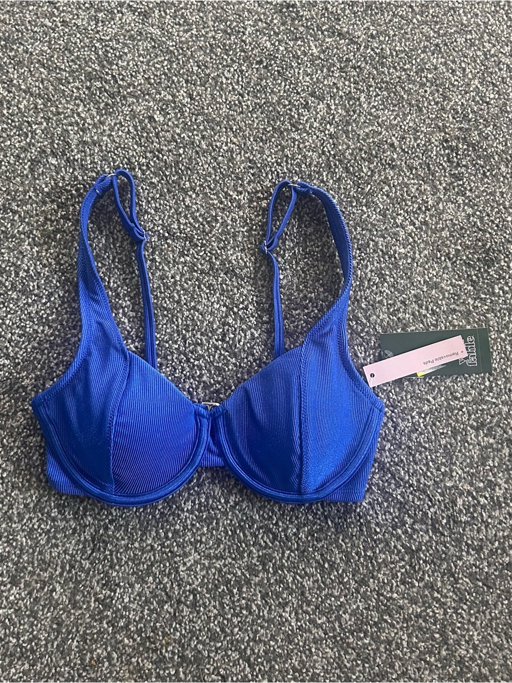 Royal Blue Bikini Top